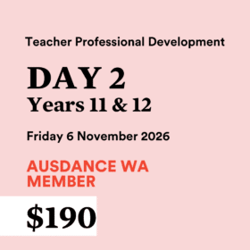 2026 Teacher PD Day 2 - Ausdance Member