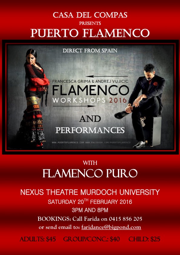 Puerto Flamenco - Flamenco Puro, Perth WA 2016